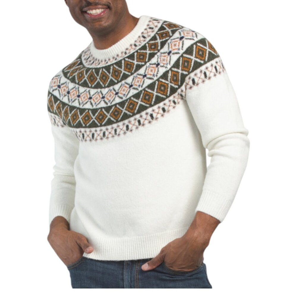 GROVE & HOLLOW Fair Isle Raglan Sweater